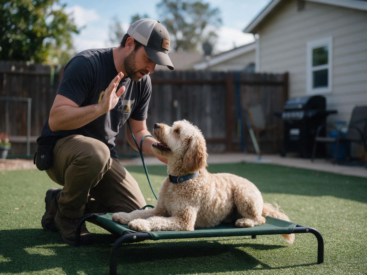 dog training project in Movie Colony, Palm Springs